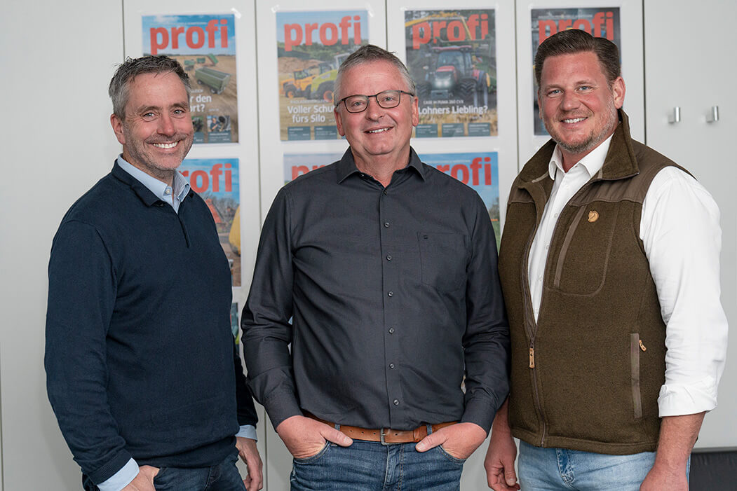 Von links nach rechts: Guido Höner, Hubert Wilmer, Christian Brüse<br>Foto: Bernadette Luetke Hockenbeck